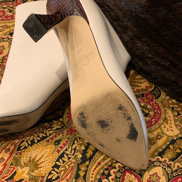 Marc Fisher White Women's Ankle Boots 81/2 - Picture 3 of 7